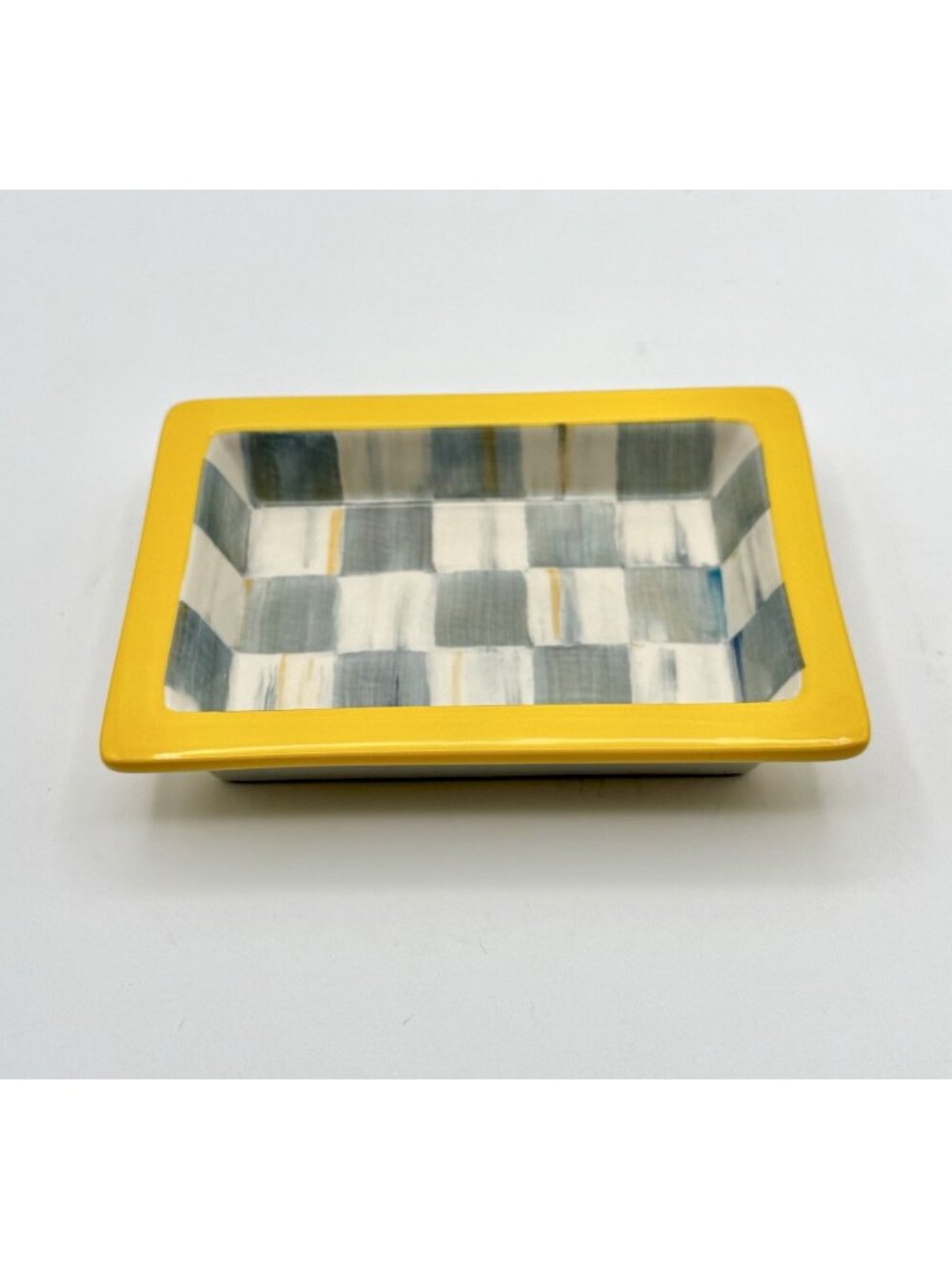 Mackenzie-Childs Beekman Single Soap Dish - 5.75"x4.25"x1" Good Condition
